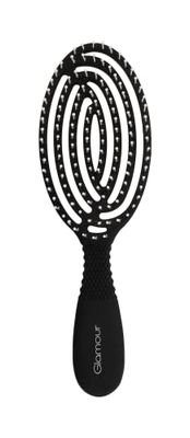 Vented wet soft detangling brush