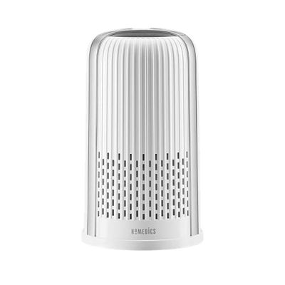 Homedics TotalClean 4-in-1 Tower Air Purifier, 360-Degree HEPA Filtration for Allergens, Dust and Dander with Ionizer for Home, Office and Desktop, Night-Light and Essential Oil Aromatherapy