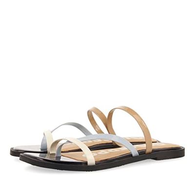 Gioseppo Aztec platt sandal för kvinnor, Svart - Svart - 36 EU