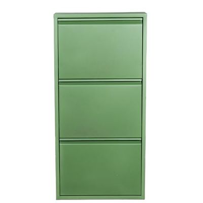 Comoda 3 Cajones en Madera de Mango y Base de Metal, con detalles Tallados A Mano
