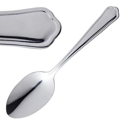 Olympia Dubarry Cuillère à dessert (lot de 12), acier inoxydable poli, taille: 180(L)mm, passe au Lave-Vaisselle, usage professionnel et domestique, C143