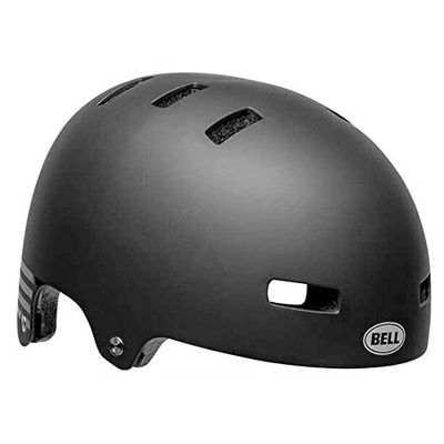 Bell Local BMX/Skate Helm 2023: Fasthouse Mat Zwart/Wit M 55-59cm