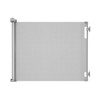 Hakuna Pets Indoor/Outdoor Paw Proof Retractable Dog Gate, 93cm Tall Extends to 1.8m Wide, Gray
