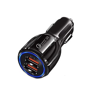 Set van net- en autoladers met dubbele USB-box