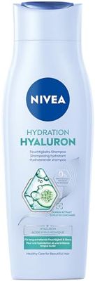 NIVEA Idration Hyaluron Shampoo idratante per capelli secchi con acido ialuronico, shampoo per capelli vegano, senza siliconi, per una lucentezza naturale (250 ml)