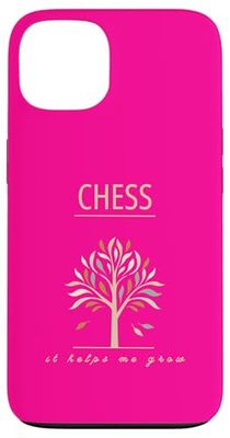 Chess It Helps Me Grow Colorful Tree Strategy Game Case for iPhone 13