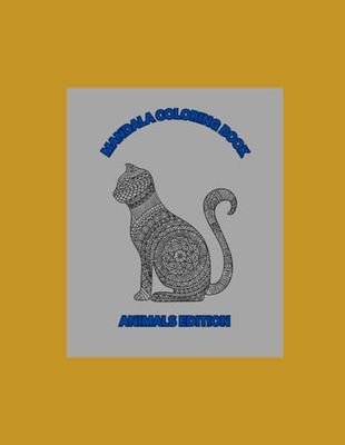 Mandala Coloring Book: Animal Edition