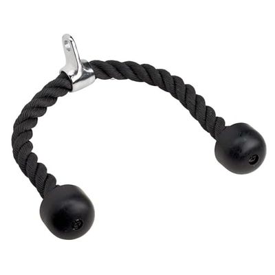 G5 HT SPORT Set Completo di Accessori per Cavi e LAT Machine – Maniglie Pulley, Corde Tricipiti, Maniglie Singole e Doppie, Barre per Potenziamento Muscolare (Corda TRICIPITI per Cavo)