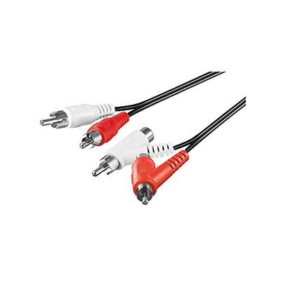 Goobay AVK 214-150 1,5 m cabo de áudio 1,5 m 2 x RCA - Cabos de áudio (2 x RCA, 1,5 m)
