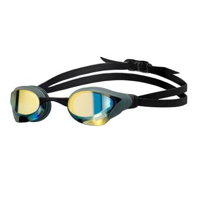 Arena Cobra Core Swipe Mirror Zwembril voor volwassenen, uniseks, met gebogen spiegelglazen, anti-condens, uv-bescherming, 5 verwisselbare neusbruggen