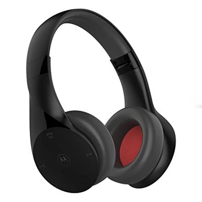 Motorola Sound MOTO XT500 / Escape - Auriculares Bluetooth 15hrs. - Tecnología multipunto - Plegable - Compatible con Siri y Google Assistant - Negro