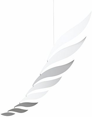 Flensted Silver Rhythm, 100 móviles, aluminio, plata, 72 cm