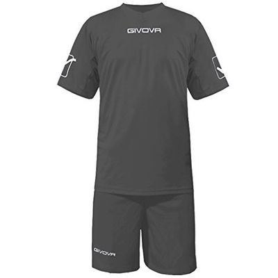 Givova KITC48 GIVOVA Kit Uniseks - Volwassenen, Donkergrijs, 4XL