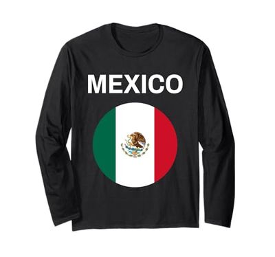 Bandera de México Moderna Manga Larga