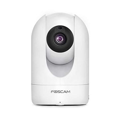 Foscam R4M 4.0MP Full HD Telecamera Bullet IP WiFi 2.4Ghz/5Ghz Sorveglianza, 8H in cloud gratis, Rilevamento Movimento, Visione Notturna, Compatibile iOS e Android (P2P, ONVIF) versione spagnola.