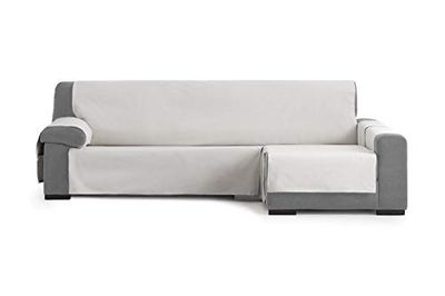 Eysa Garona Protect Capa de sofá, 90% algodão 10% poliéster, 06/cinzento, Chaise Longue 240 cm