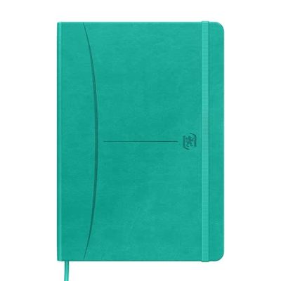 Oxford Signature notitieboek A5 geruit, 80 vellen, turquoise