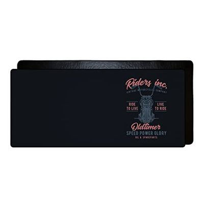 Bonamaison, Rectangle Digital Printed Gaming Mouse Pad for Gamers, Non-Slip Base, for Office and Home, Single Player Games L, Size:90 x 40 cm