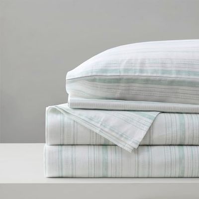 Comfort Spaces Komplet pościeli, 100% bawełna, oddychający, lekki, miękki, z elastyczną kieszenią 35 cm, do materacy o grubości do 40 cm, pościel całoroczna, poszewka na poduszkę, 4 el., Cal King