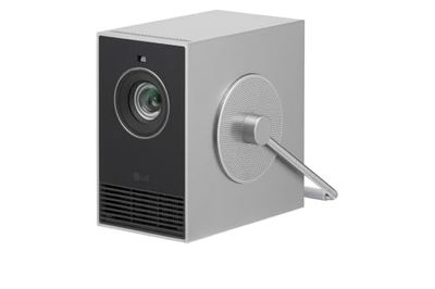 LG CineBeam HU710PB.AEU - Proyector con SmartTV, webOS 6.0, 4k UHD, Proyección hasta 500 lúmenes (3849x2160), hasta 120", HDMI x1, USB-C x1, Plateado