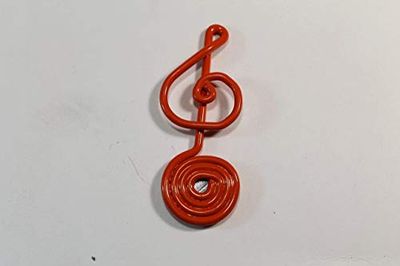 Calamita/Magnete Chiave di Sol Arancione