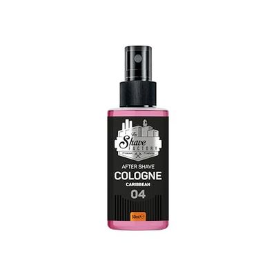 The Shave Factory After Shave Cologne - A Fragrant Essence For Impeccable After Shave Care For A Long-Lasting Sensation Of Freshness And Comfort (50ML, 04 Carribean)