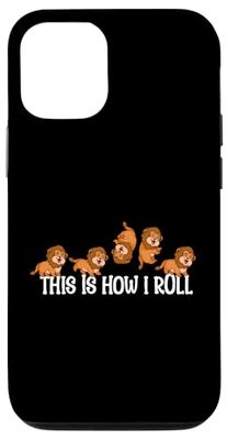 Funny Lion Lover Kids Men Wildcat Lion Case for iPhone 12/12 Pro