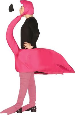 Fiestas Guirca Déguisement Flamant Rose Costume Adulte Unisexe