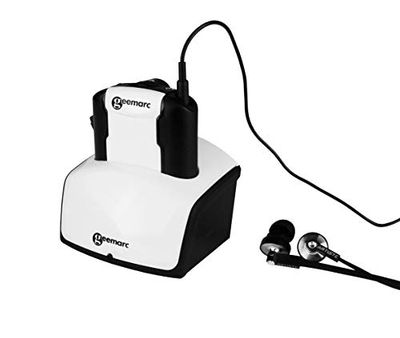 Geemarc Auricular Adicional Cl7350 OPTI Clip Reforzado De Auriculares De Radio Y Televisión con El Micrófono Y Óptico
