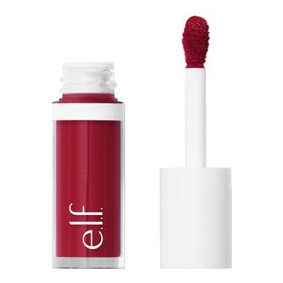 e.l.f. Camo Liquid Blush, blush liquido a lunga tenuta altamente pigmentato, crea un finish delicato effetto umido, prodotto vegano e non testato sugli animali, Berry Well