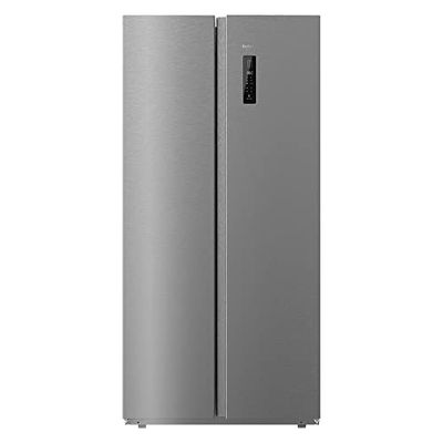 Cecotec Réfrigérateur Américain Bolero CoolMarket SBS 562 Inox D. 562 L, classe D, Total No Frost, onduleur, refroidissement rapide et modes Eco/Vacances pour économiser de l'énergie