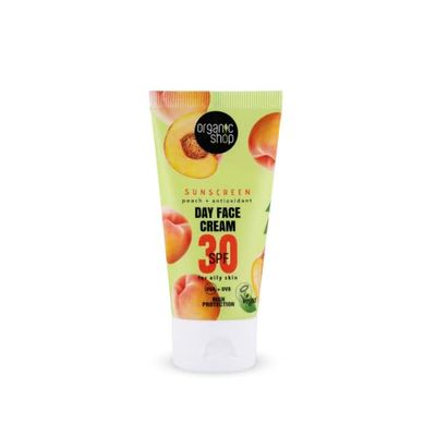 ORGANIC SHOP PEACH CREMA FACIAL DE DIA SPF30 50ML