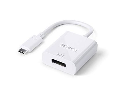 PureLink Adattatore da USB-C a DisplayPort - 4K60 - iSeries 0.10m, bianco