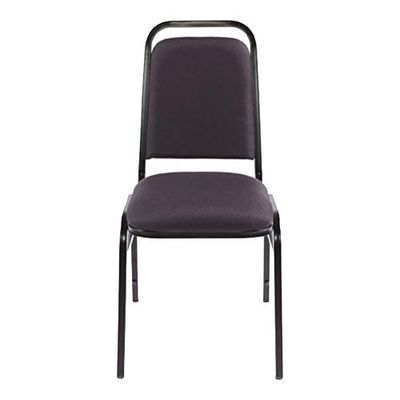 Morleys CU40081 Mayfair Banquet Chair, Black Frame/Blue Fabric
