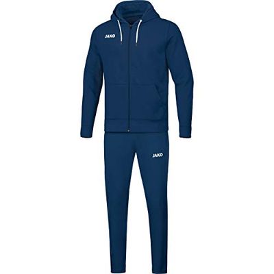 JAKO - Ensemble Jogging Base à Capuche, Femme, Marin, 44