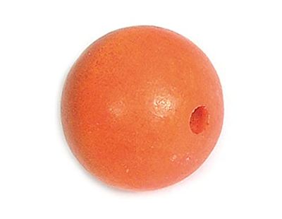 INNSPIRO Cuenta madera bola naranja diam. 30mm. 50u. Aprox.