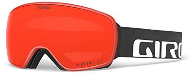 Giro Agent Lunettes de Neige - Noir Wordmark Vif Ember/Vivid Infrarouge, One Size
