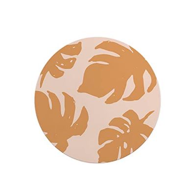 Questo Casa, Round Digital Printed Mouse Pad, Non-Slip Base, for Office and Home, Diameter:22cm
