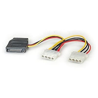 ROLINE Y-adapterkabel SATA / 3x 4-polig. HDD