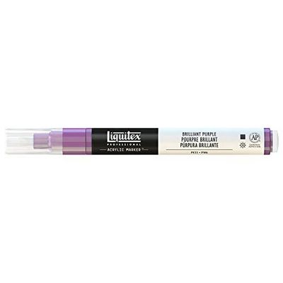 Liquitex Marcador de tinta acrílica, ponta fina, roxo brilhante, 2 mm