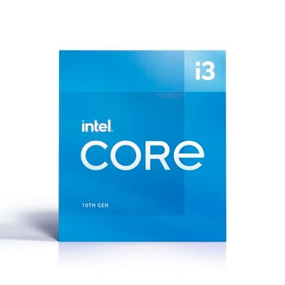 Intel® Core™ i3-10100 stationär processor med 4 kärnor upp till 4,3 GHz LGA1200 (Intel® 400-seriens chipset) 65 W