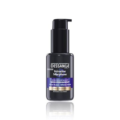 DESSANGE - Soin Cheveux Sans Rinçage Resurfaçant Semi-Permanent Kératine Morphose - Scelle & Imperméabilise La Fibre Capillaire - Cheveux Abîmés - 50ml