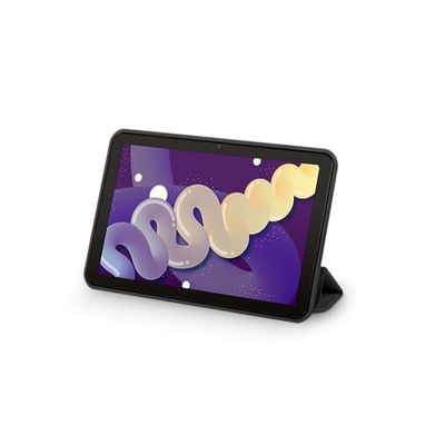 SPC Cosplay Sleeve 3 - Funda para Tablet Compatible con SPC Gravity 3/3 SE / 3 Pro / 3 4G Senior Edition con función Soporte, Plegable, Acabado en Color Negro