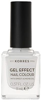 Korres Le Gel effect Vernis à ongles d'amande douce Blanc, 11 ml
