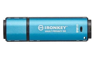 Kingston IronKey Vault Privacy 50 FIPS 197 Certified & XTS-AES 256-bit Encrypted USB Drive for Data Protection - IKVP50/512GB