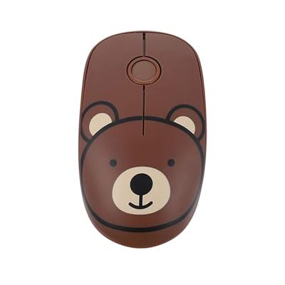 TELLUR draadloze muis met nano USB 2,4 GHz-ontvanger, draadloze muis met stille klik, 1600 DPI, 3 knoppen, Plug & Play, slank en lichtgewicht ontwerp om mee te nemen… (Beer)