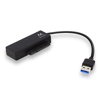 Ewent EW7018 Adapterkabel voor SSD's/Harde Schijven, 3.1 Gen 1 (USB 3.0) naar 2,5/3,5 inch SATA, 5V, Zwart