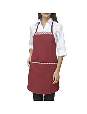 Siggi Horeca Aura schort, dames, bordeaux, uniek