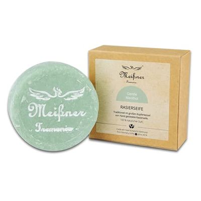 Meissner Tremonia Recambio Jabón de Afeitar Gentle Menthol 95gr, Único, Estándar