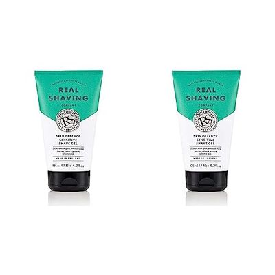 The Real Shaving Company Skin Defence Sensitive Shave Gel 125 g (Pack of 2)